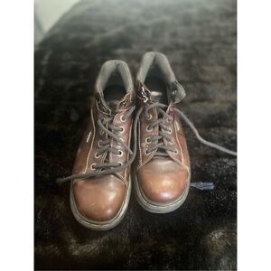 Doc Dr Martens Women's Ankle Brown Leather Ankle Boot 9373 Size 8